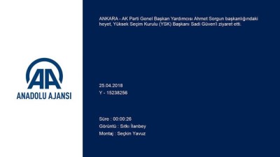 AK Parti heyetinden Yüksek Seçim Kurulu'na ziyaret - ANKARA 