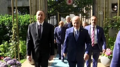 Azerbaycan Cumhurbaşkanı Aliyev TBMM'de 
