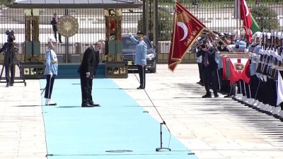 Cumhurbaşkanı Erdoğan, Aliyev'i resmi törenle karşıladı (2) - ANKARA 
