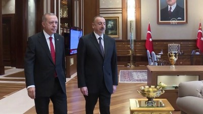 Erdoğan-Aliyev görüşmesi - ANKARA 