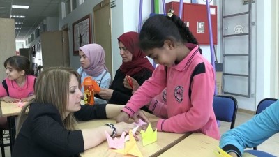 atom bombasi - Sığınmacı çocuklar turna origamisine barış mesajı yazdı - SAMSUN Videosu