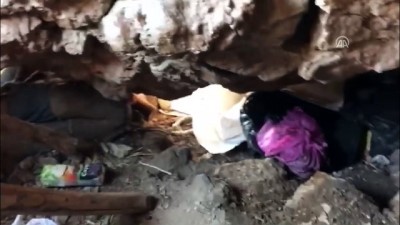 teror orgutu - Van'da teröristlerin kullandığı 5 sığınak imha edildi  Videosu