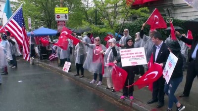 Washington'da 'Ermeni iddialarına' karşı protesto - WASHİNGTON 
