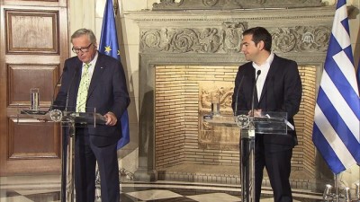 AB Komisyonu Başkanı Juncker Yunanistan'da - ATİNA 