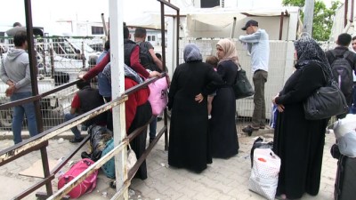 siginma - Suriyeliler terörden temizlenen Afrin'e dönüyor - KİLİS Videosu