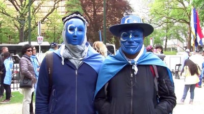 Belçika'da Uygurlara destek gösterisi - BRÜKSEL 