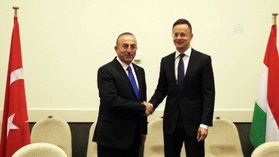 Dışişleri Bakanı Çavuşoğlu, Macar mevkidaşıyla ile görüştü - BRÜKSEL 