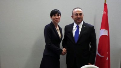 Dışişleri Bakanı Çavuşoğlu, Norveçli mevkidaşıyla ile görüştü - BRÜKSEL 