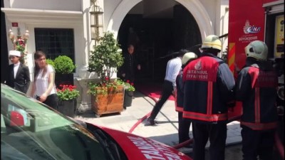sauna -  Eminönü'nde otelde yangın çıktı  Videosu