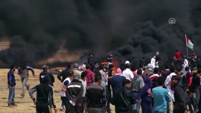 Gazze'de 'Büyük Dönüş Yürüyüşü'nde beşinci cuma (7) - HAN YUNUS