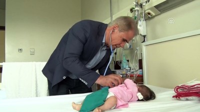 Kayseri'de 3 aylık bebeğin kalbindeki 3 delik kapatıldı