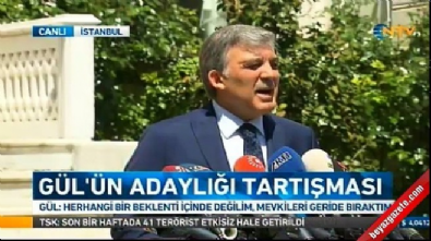 Abdullah Gül, adaylık kararını açıkladı! 