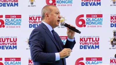 Cumhurbaşkanı Erdoğan: 'Rekor bir oyla siyaset tarihimize geçeceğimize inanıyorum' - İZMİR