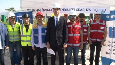  İş kazalarına dikkat çekmek için “İş Kazası Kurtarma Tatbikatı” gerçekleştirildi 