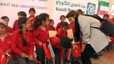 yetim cocuk -  Kuveyt Kızılayı'ndan Suriyeli yetimlere 'Yaşam Evi'  Videosu