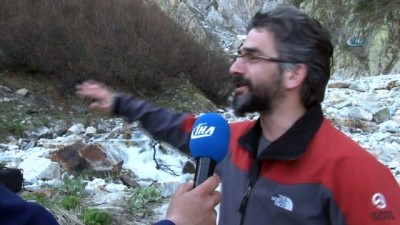 kis turizmi -  Uludağ'ın zirvesinden akan 82 metre uzunluğundaki Küreklidere Şelelesi havdan görüntülendi  Videosu
