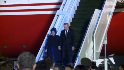  - Cumhurbaşkanı Erdoğan Özbekistan'a geldi