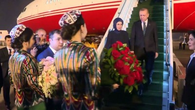 Cumhurbaşkanı Erdoğan Özbekistan'da  - Karşılama töreni (2) - TAŞKENT