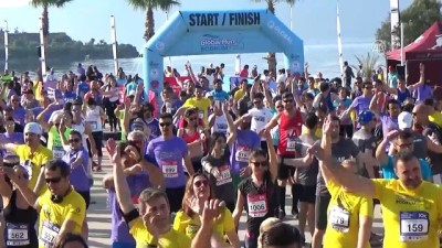 milli atlet - 'Global Run Bodrum'da iyilik için koştular - MUĞLA Videosu