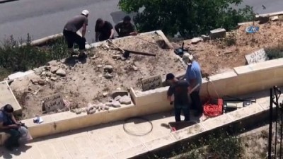  - İsrail Kudüs’teki Er-Rahme Mezarlığı'na baskın düzenledi