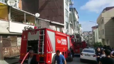 cati kati - Kağıthane'de çatı yangını - İSTANBUL  Videosu