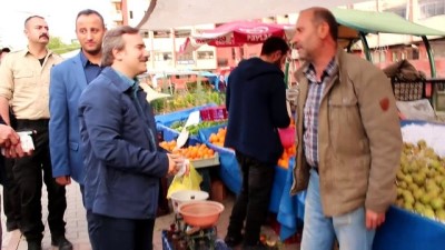 semt pazari - Taşkın'dan esnaf ve hasta ziyareti - SİİRT Videosu