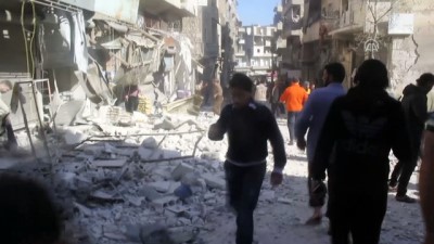 hava saldirisi - İdlib'de hava saldırıları sürüyor  Videosu