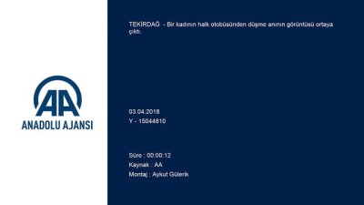 yazili aciklama - Yolcunun halk otobüsünden düşme anı - TEKİRDAĞ Videosu