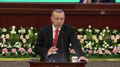 Cumhurbaşkanı Erdoğan: 'Yeniden bir tarih ayağa kalkıyor, bu bir diriliştir' - TAŞKENT