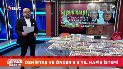 beyaz gazete - Demirtaş ve Önder'e 5 yıl hapis istemi  Videosu