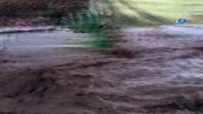  Hilvan’da ekinleri sel suları vurdu