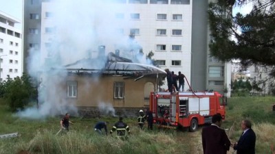  Kilis’te öğrenci yurdu yakınında korkutan yangın 