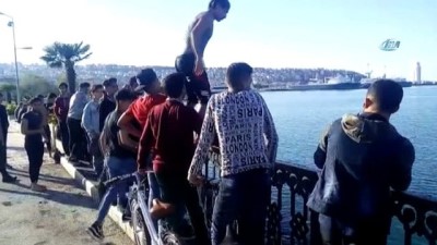  Samsun'da mültecilerin 'tehlikeli' serinleme yöntemi 