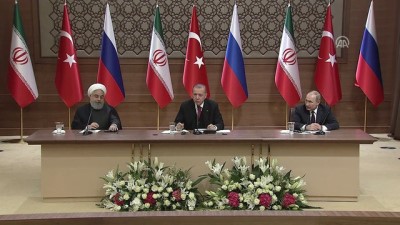 Putin: 'Türkiye, Rusya ve İran'ın ortak kararı Suriye'nin egemenliği ve toprak bütünlüğünün sağlanmasından yanadır' - ANKARA