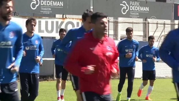 trabzonspor da kayserispor maci hazirliklari trabzon