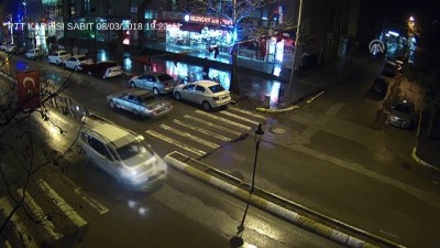 Trafik kazaları MOBESE kameralarınca görüntülendi - ERZİNCAN