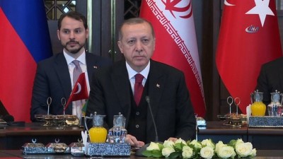  Türkiye-Rusya-İran liderlerinin katıldığı kritik zirve başladı 
