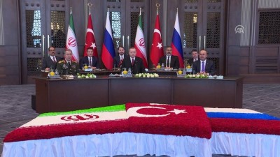 uclu zirve - 'Türkiye-Rusya-İran Üçlü Zirvesi' başladı - ANKARA Videosu
