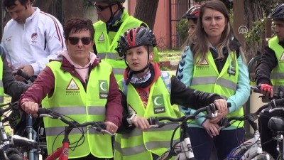 Bisikletçiler Anadolu Ajansı için pedalladı - KIRKLARELİ 