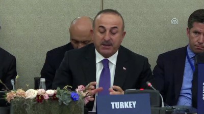 Dışişleri Bakanı Çavuşoğlu - Filistin Bakanlar Komitesi Toplantısı - BAKÜ