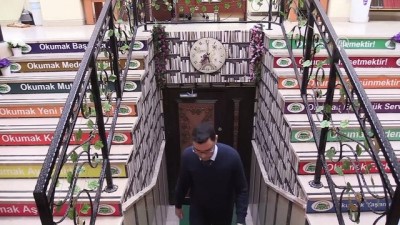 ders calis - Hayalindeki kütüphaneyi çiçek bahçesine dönüştürdü - ERZİNCAN  Videosu