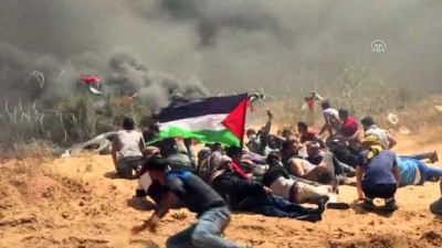 Gazze sınırındaki gösterilerde 2 Filistinli şehit oldu - REFAH