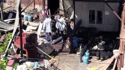 guvenlik onlemi - Hurdacıda tüp patladı: 1 ölü (2) - GAZİANTEP  Videosu