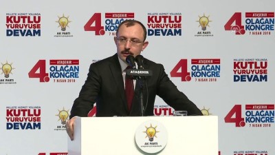 AK Parti Ataşehir 4. Olağan Kongresi - Mehmet Muş - İSTANBUL
