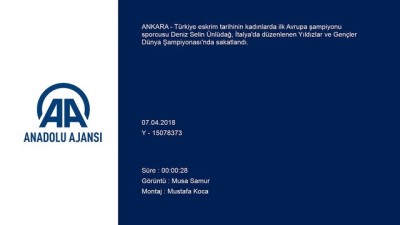 Avrupa şampiyonu eskrimci Deniz Selin Ünlüdağ sakatlandı - ANKARA 