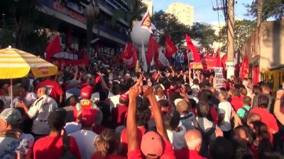 Eski Brezilya Devlet Başkanı Lula'ya destek gösterisi - SAO PAULO 