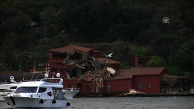 İstanbul Boğazı'nda gemi yalıya çarptı - Detaylar (3) - İSTANBUL