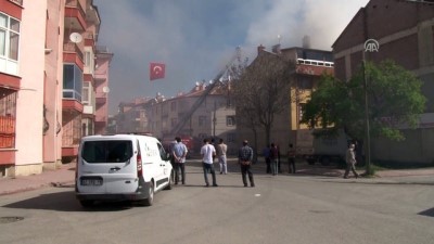 cati kati - Tadilat yapılan binada yangın - KONYA  Videosu