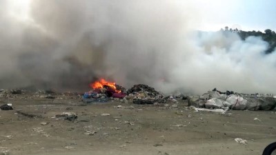 Bodrum çöplüğünde yangın (2) - MUĞLA