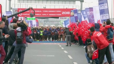 milli atlet - Vodafone 13. İstanbul Yarı Maratonu - İSTANBUL  Videosu